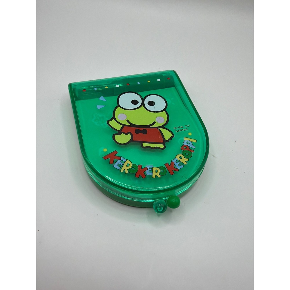 Vintage 1992 Sanrio Keroppi Mini‎ Stationery Set Green Notepad Pen Case READ